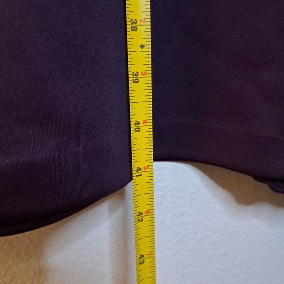 NEW Kelvin Clein Purple Lace Sleeve Sheath Dress Plus Size 16W Evening - Picture 3 of 13